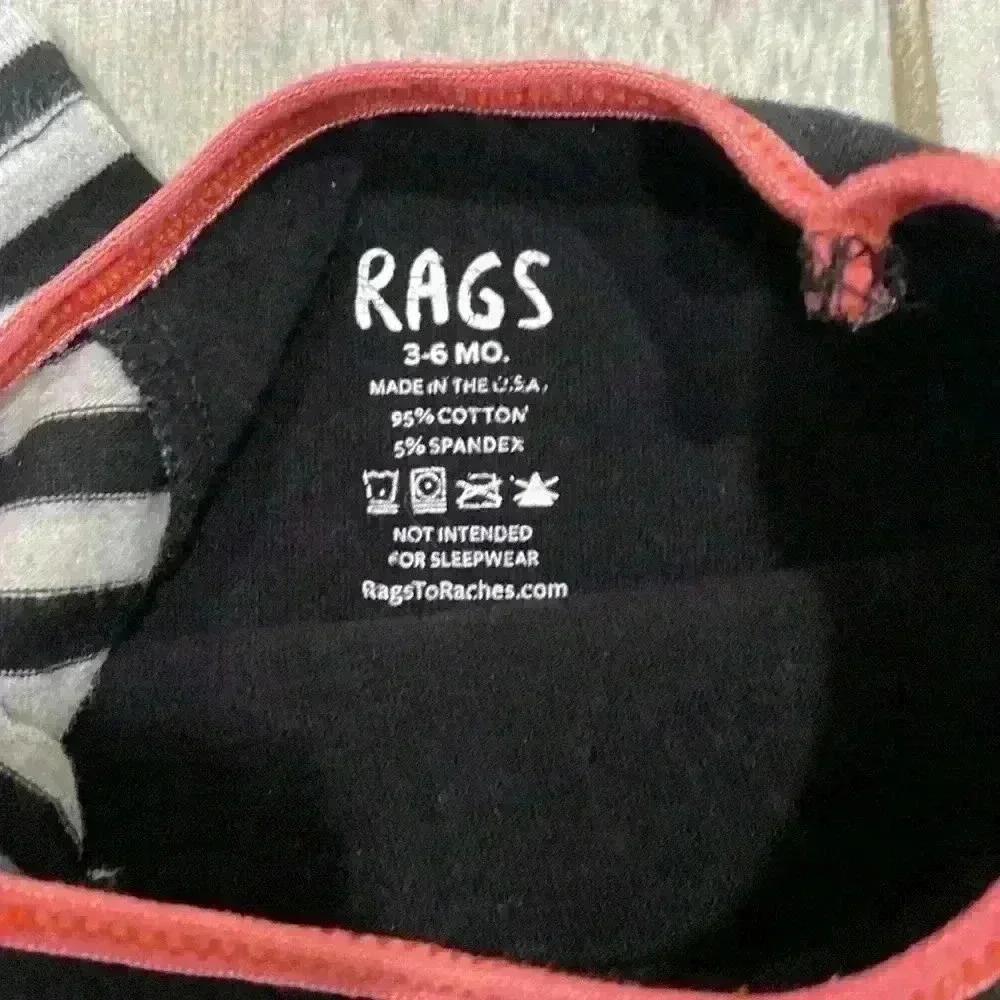 Rags Romper Size 3-6 months